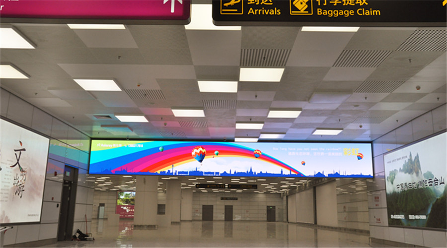 The Zhengzhou International Airport Welcomes Displays from Yaham - yaham
