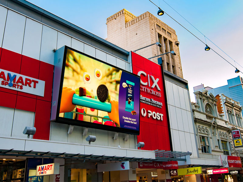 A smart digital billboard upgrade at Rundle Mall - yaham