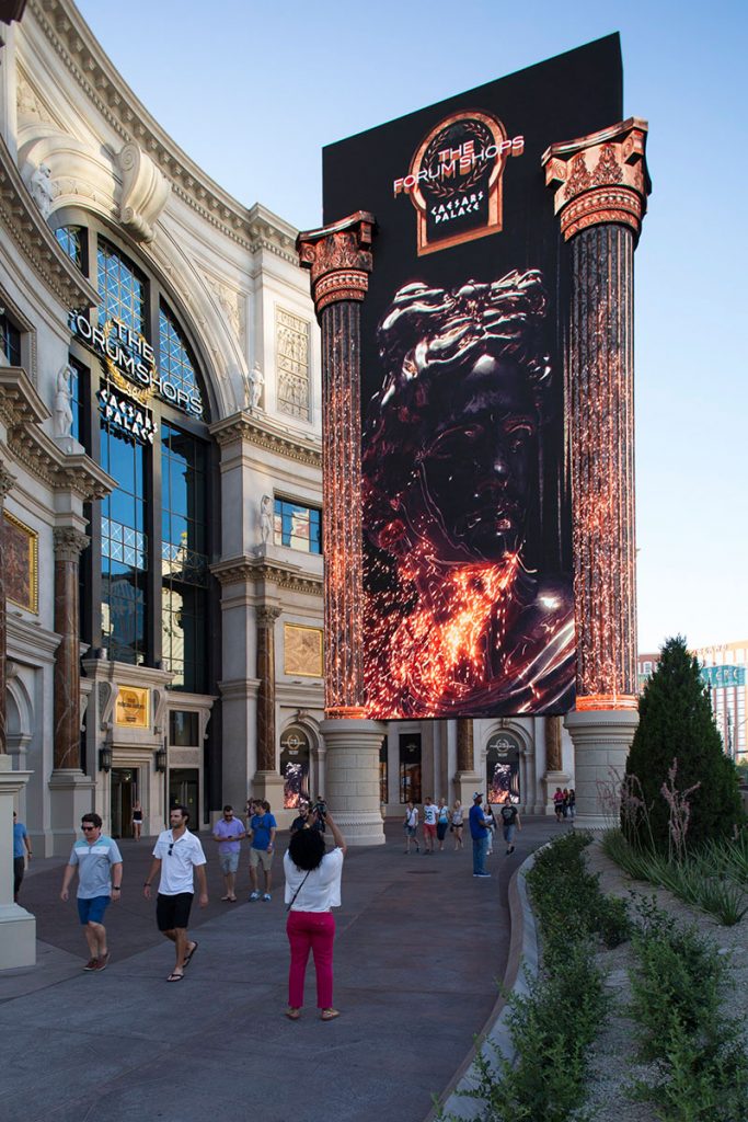 New 85 FOOT Digital Marquee – The Forum Shops at Caesars Palace - yaham