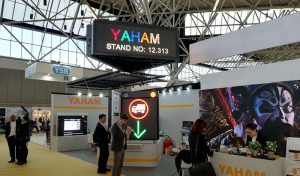 Yaham LED traffic devices under giant spotlight...