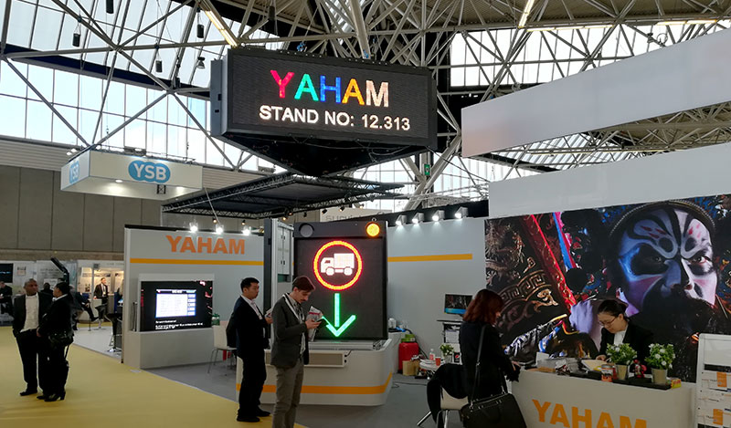 Yaham LED traffic devices under giant spotlight at Intertraffic Amsterdam 2018 - yaham