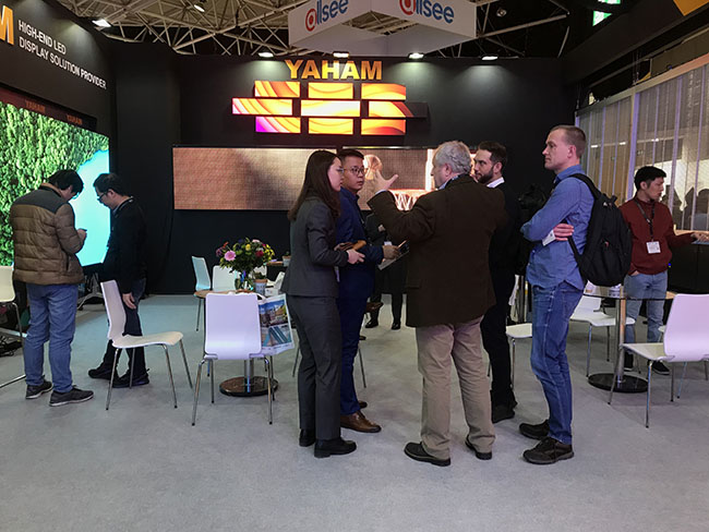 Yaham reveals high-end LED display solutions at ISE2020 - yaham