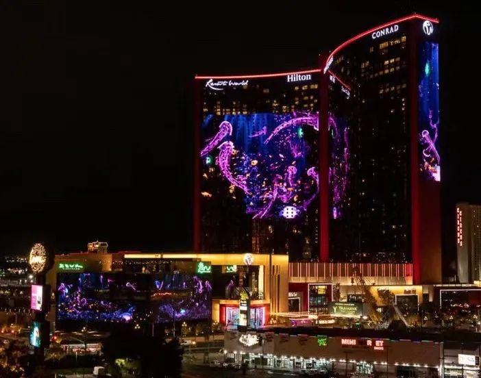 YAHAM creates over 15,000 m² of large screens for Las Vegas hotels! - yaham