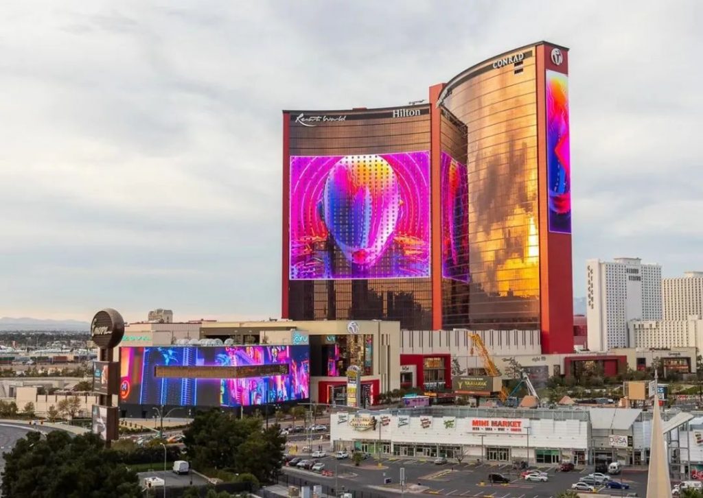 YAHAM creates over 15,000 m² of large screens for Las Vegas hotels! - yaham