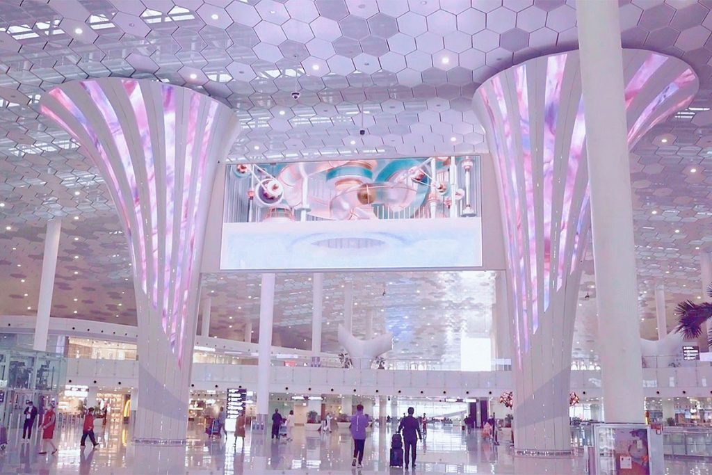Shenzhen Airport Creative Screen, China Shenzhen Airport Creative Screen, China