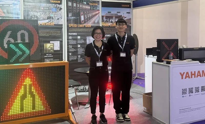 LED Traffic Signs From Yaham Traffic Shine At Intermobility Expo - yaham