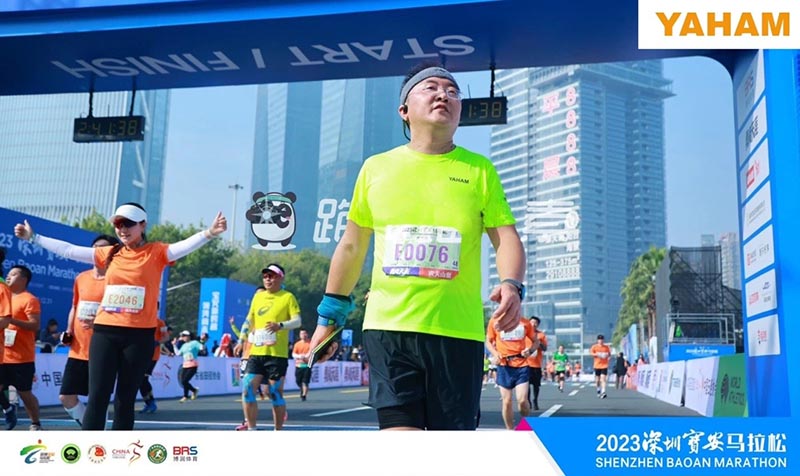 Welcome New Year In Shenzhen Bao’an Marathon - yaham
