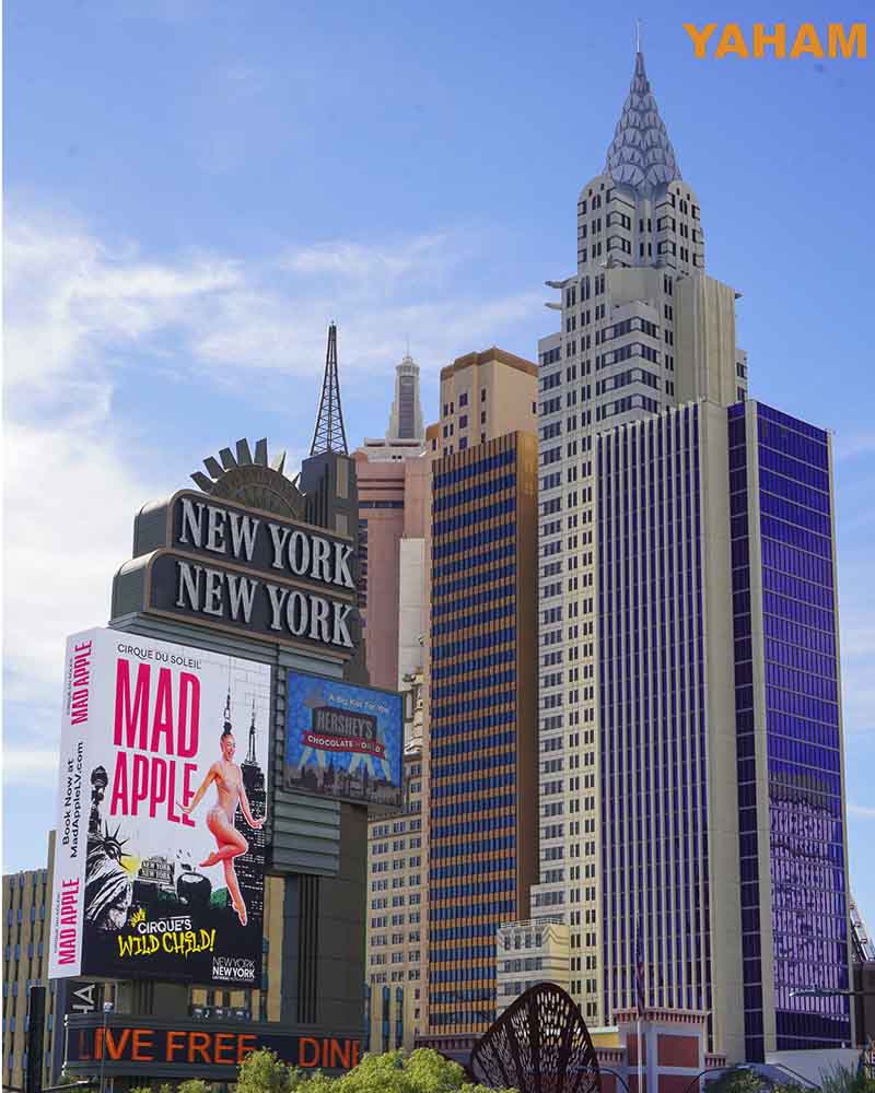 Yaham Unveils a New LED Pylon at New York-New York - yaham