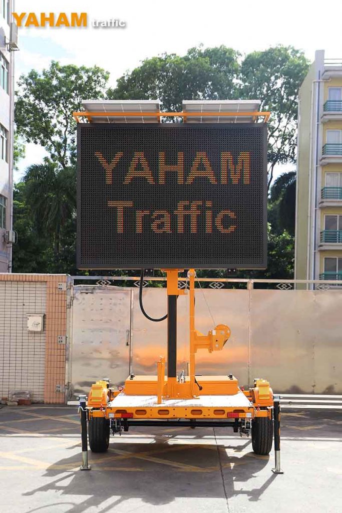 Green Energy+ Customization | YAHAM TRAFFIC Mobile VMS Elevates Global Road Safety - yaham