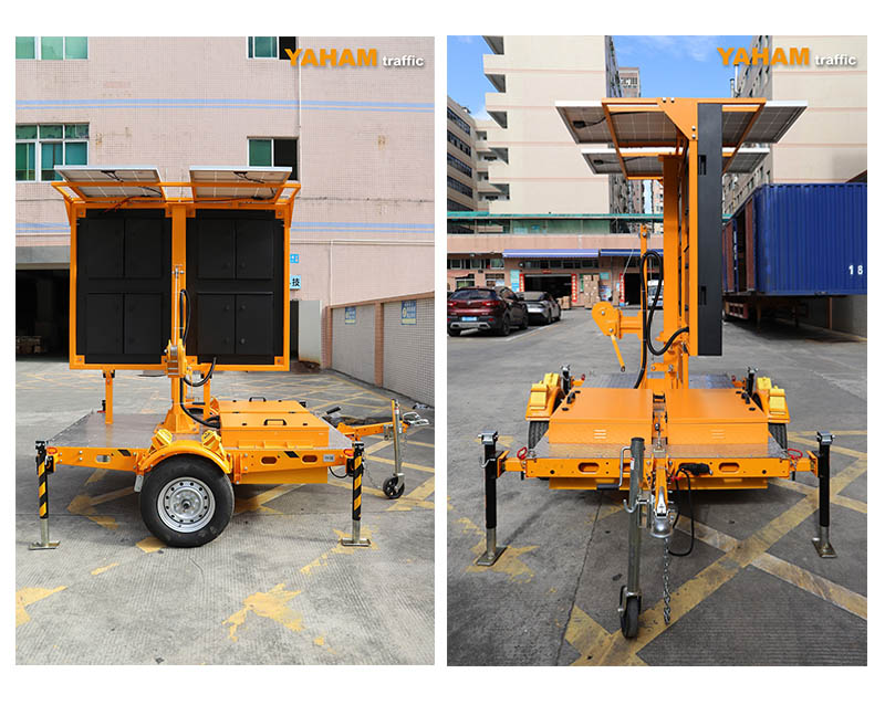 Green Energy+ Customization | YAHAM TRAFFIC Mobile VMS Elevates Global Road Safety - yaham