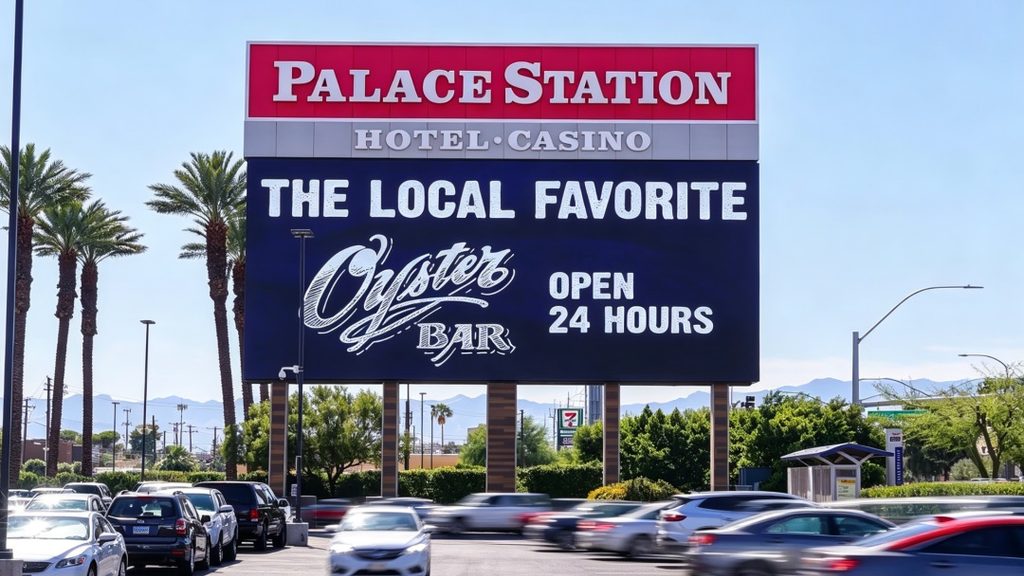 Three sided corner LED outdoor screen | YAHAM empowers digital revitalization at the entrance of Palace Station in Las Vegas - yaham
